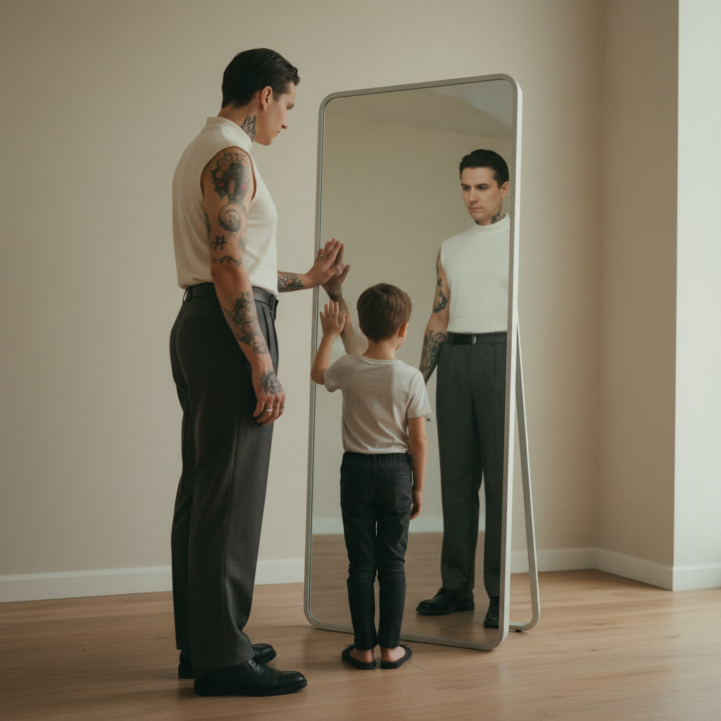 Mirror with Child Self