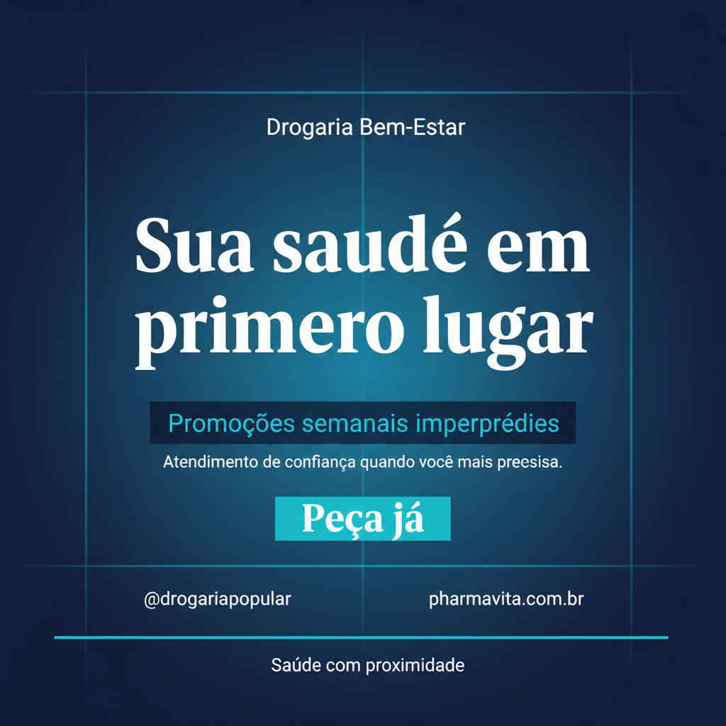 Farmácia - Sua saúde em primeiro lugar