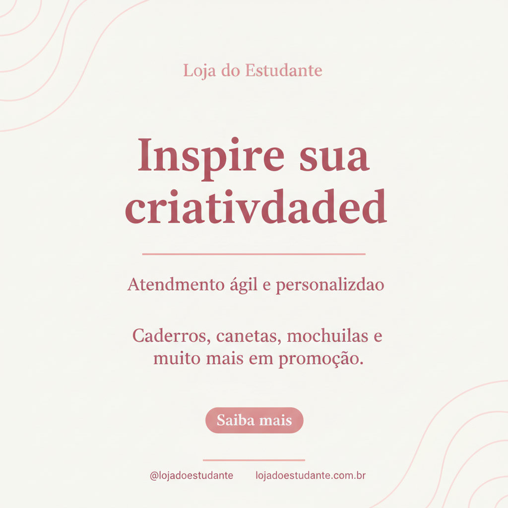Papelaria - Inspire sua criatividade