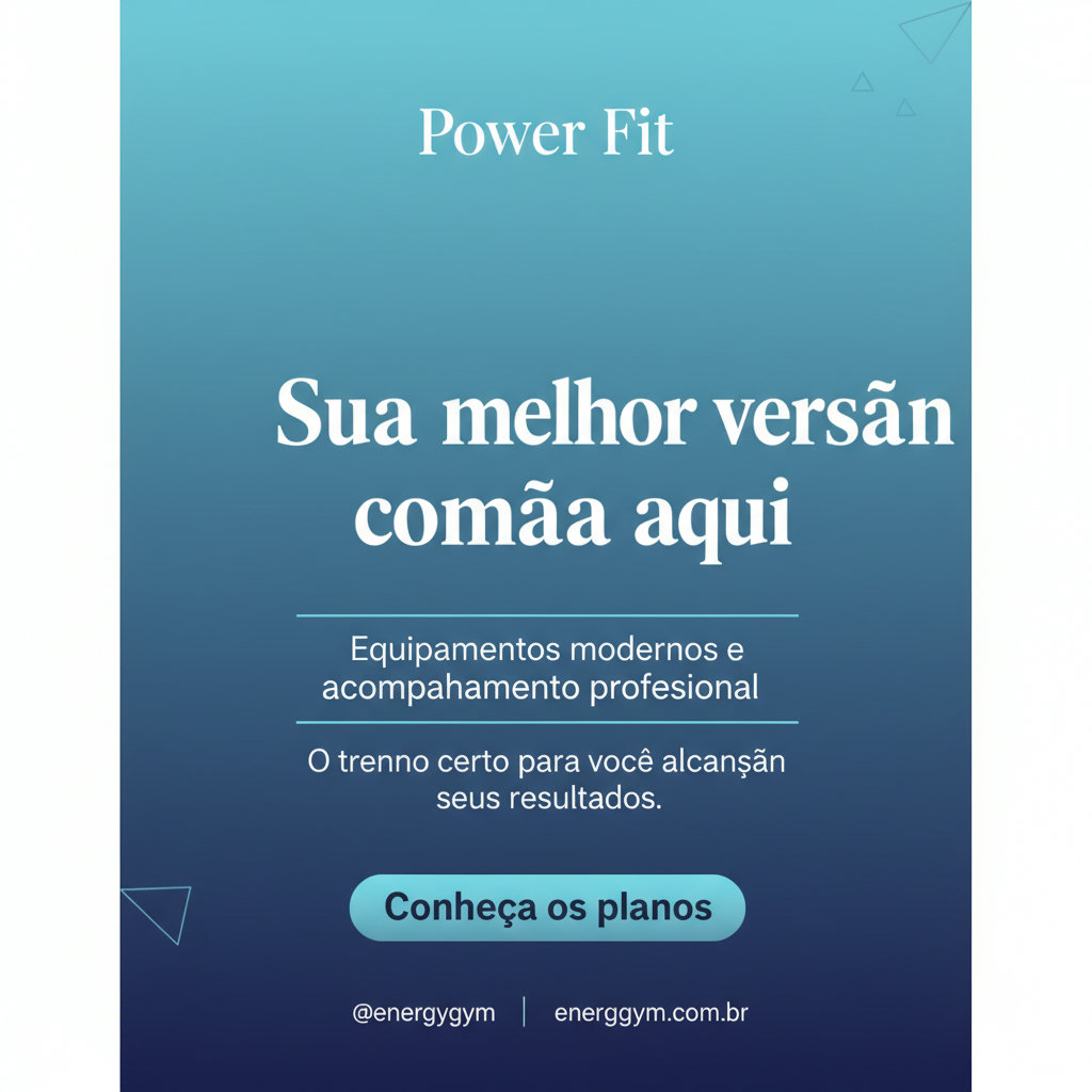 Academia - Sua melhor versão começa aqui