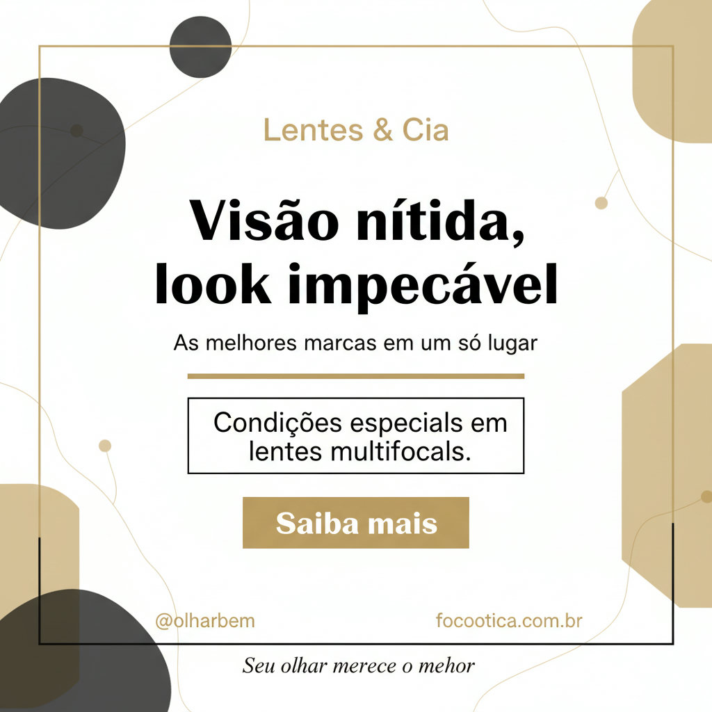 Ótica - Visão nítida, look impecável