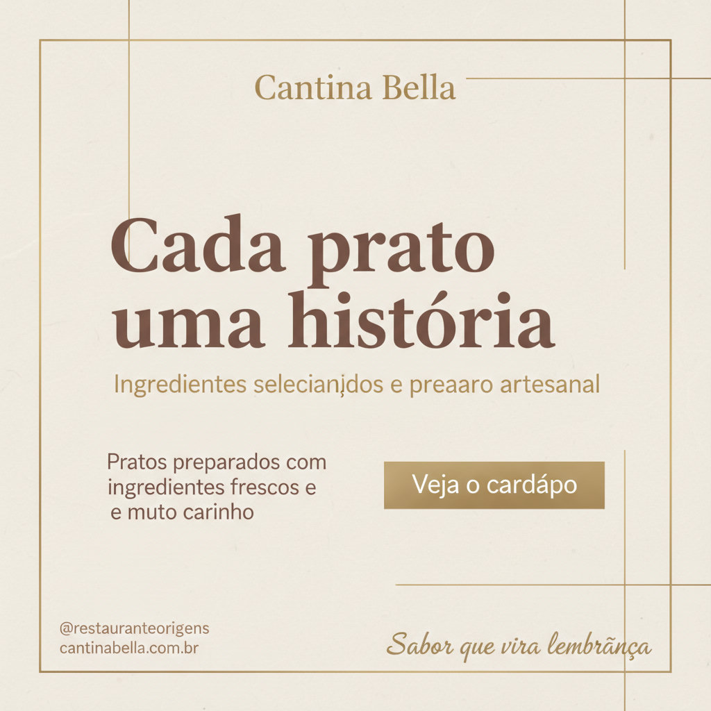 Restaurante - Cada prato uma história